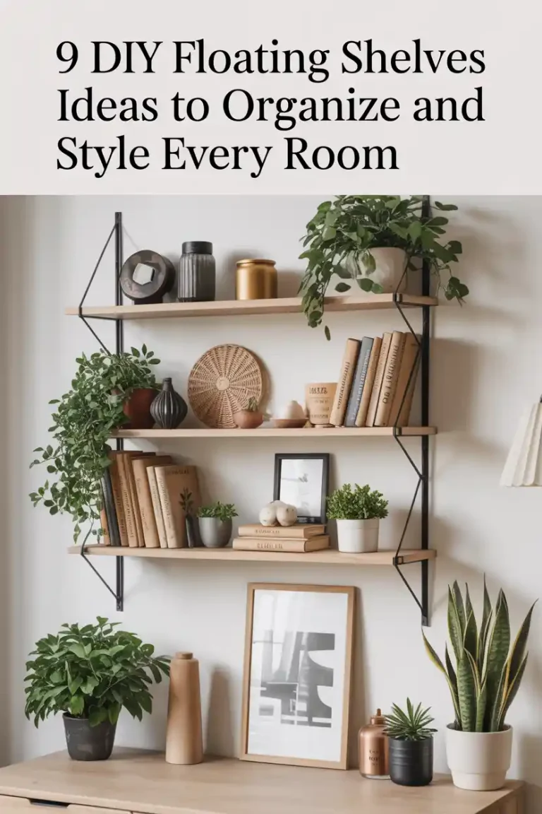 9 DIY Floating Shelves Ideas to Organize and Style Every Room