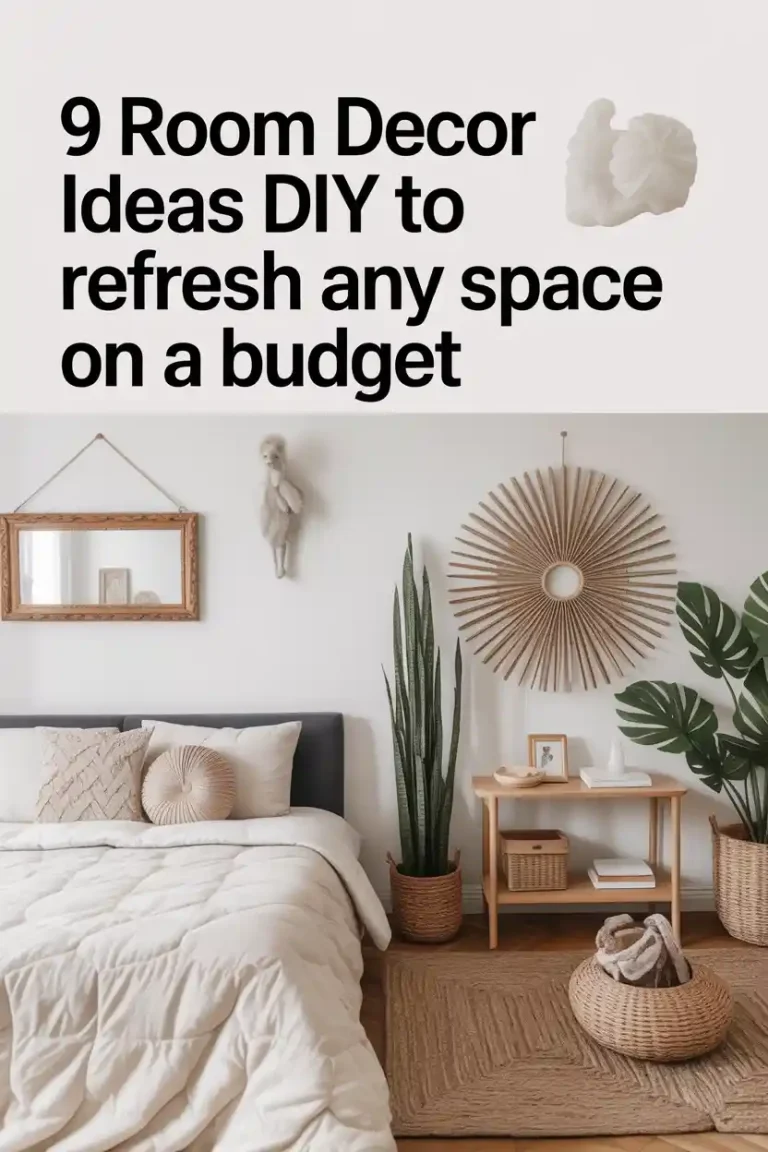 9 Room Decor Ideas DIY to Refresh Any Space on a Budget