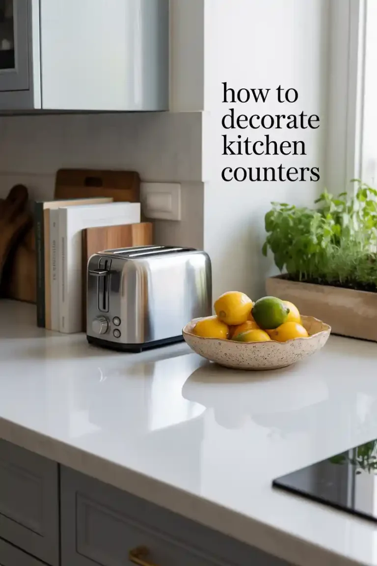 How to Decorate Kitchen Counters: Stylish Ideas for Every Home