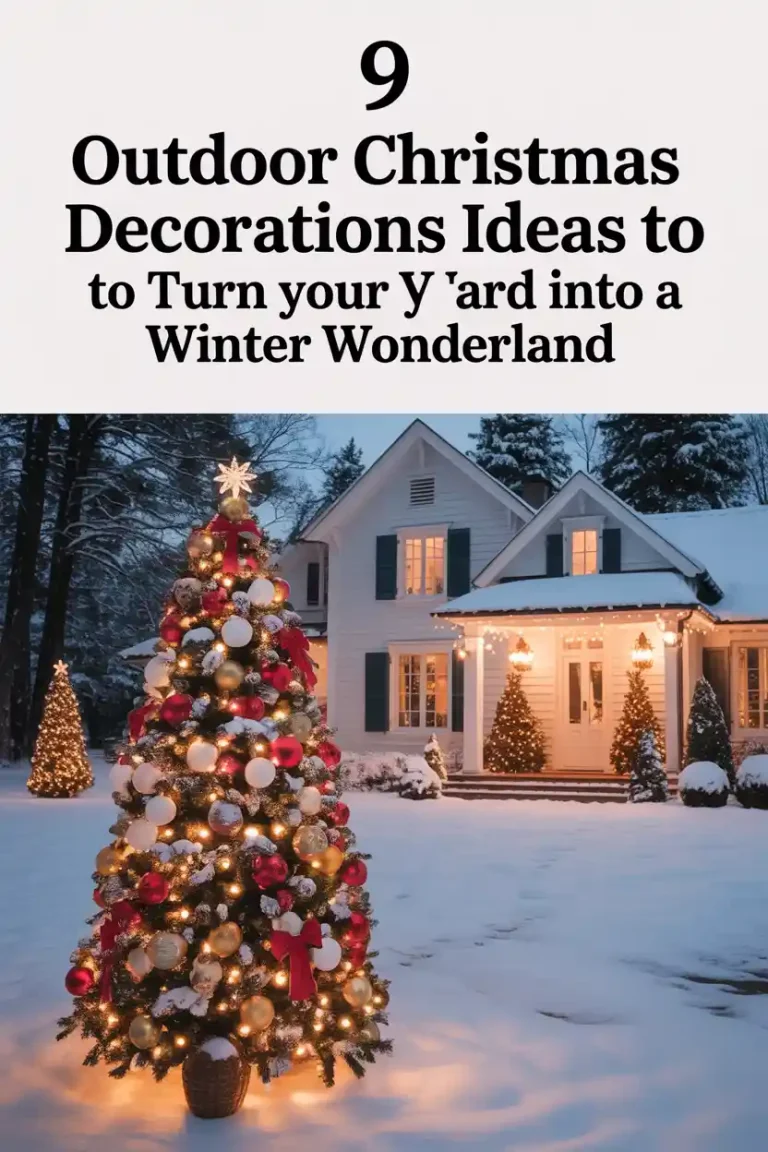Title: 9 Outdoor Christmas Decorations Ideas to Turn Your Yard into a Winter Wonderland