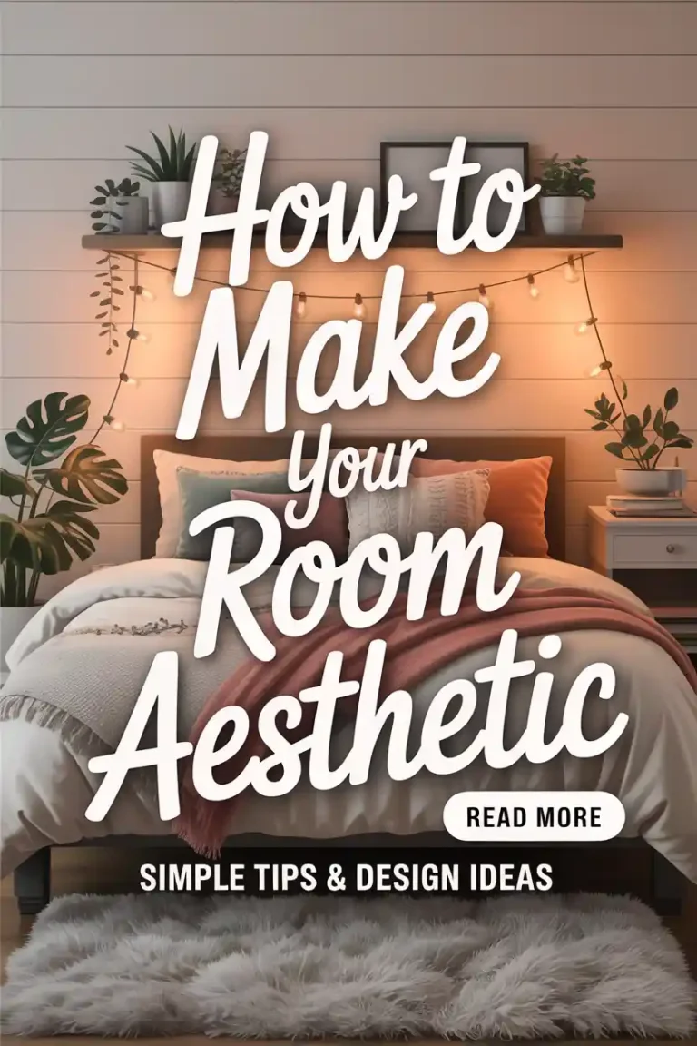 Title: How to Make Your Room Aesthetic: A Complete DIY Guide for a Dreamy Space