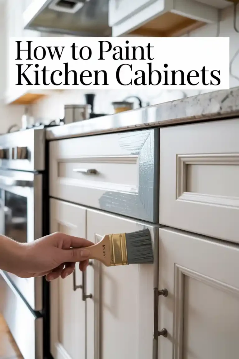 How to Paint Kitchen Cabinets: A Step-by-Step Guide for a Stunning Makeover
