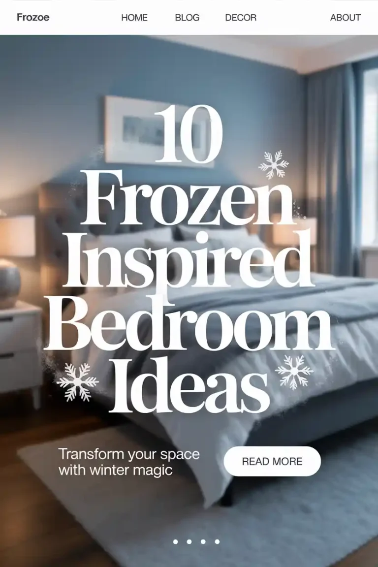 10 Frozen Inspired Bedroom Ideas