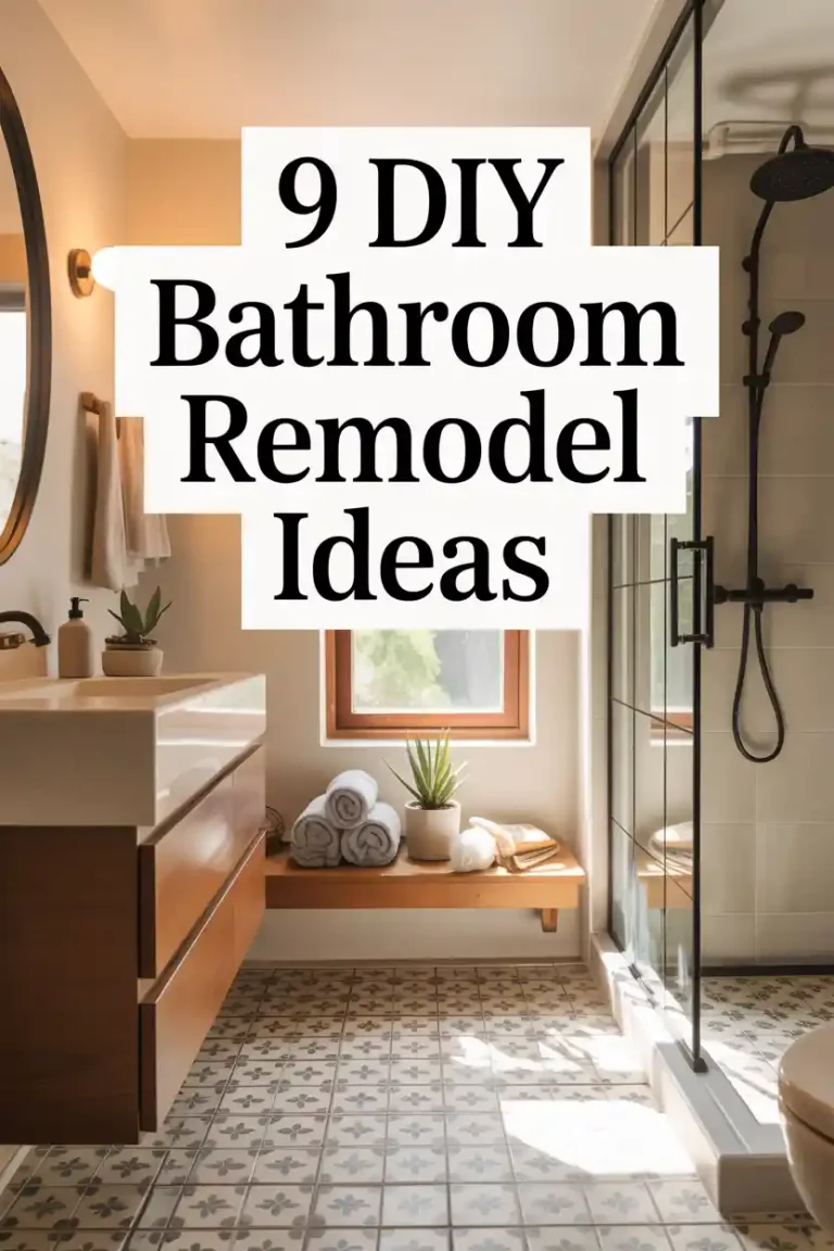9 DIY Bathroom Remodel Ideas to Refresh Your Space