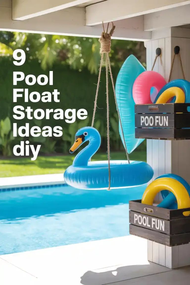9 Pool Float Storage Ideas DIY