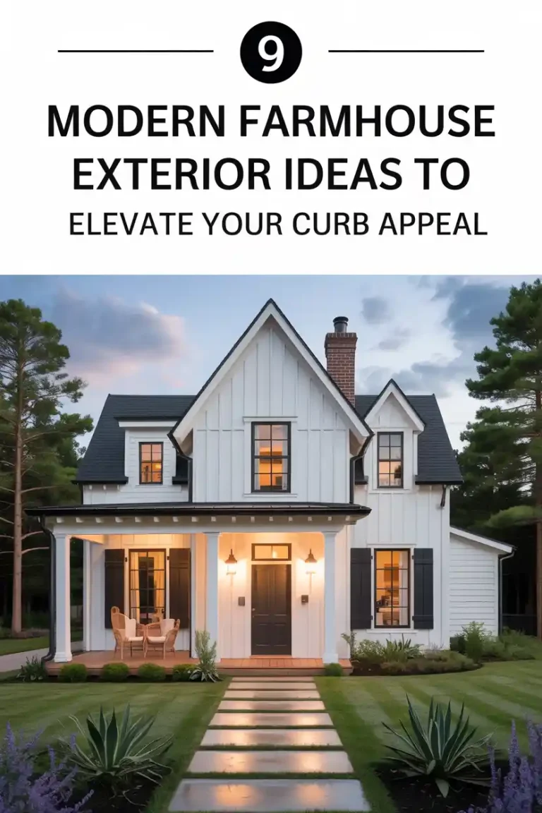 9 Modern Farmhouse Exterior Ideas to Elevate Your Curb Appeal