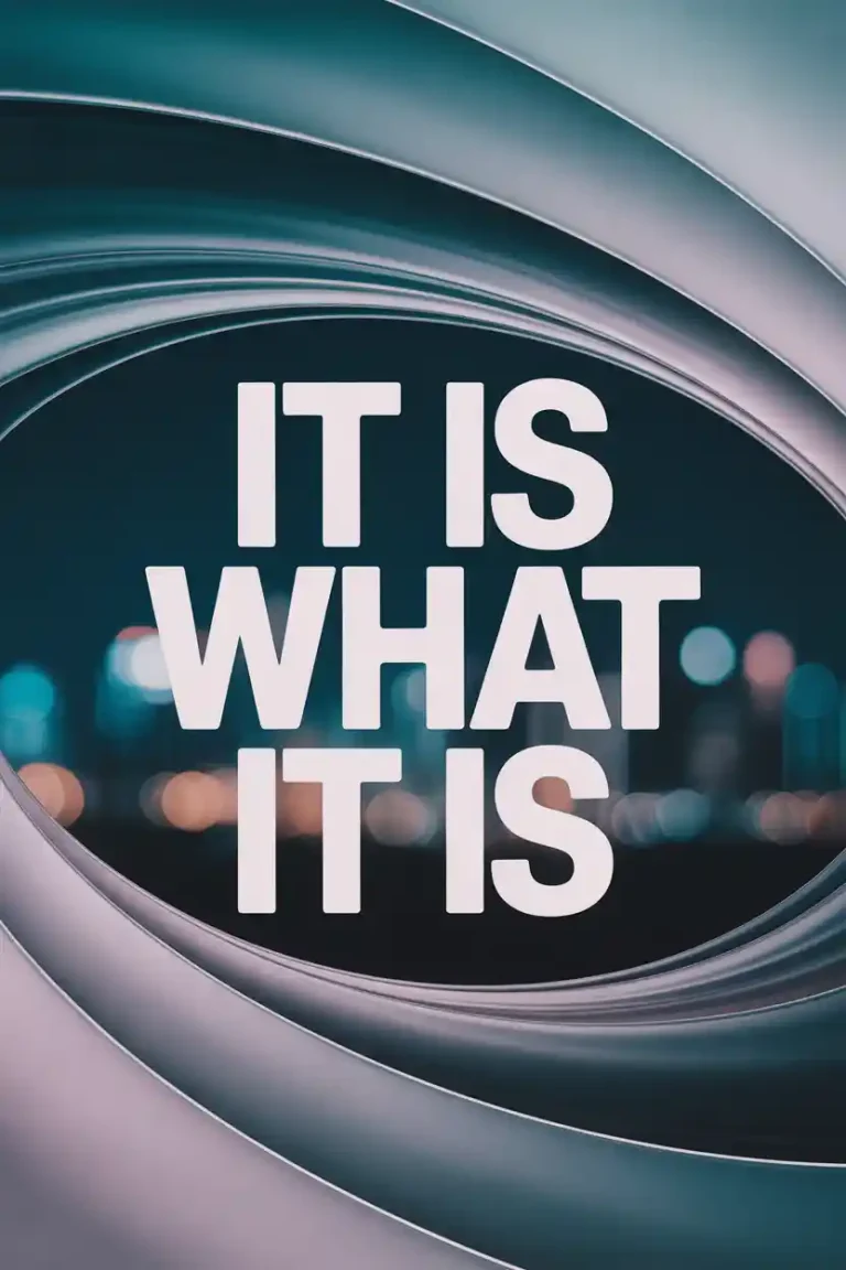 It Is What It Is Wallpaper: Aesthetic Inspiration for Every Space