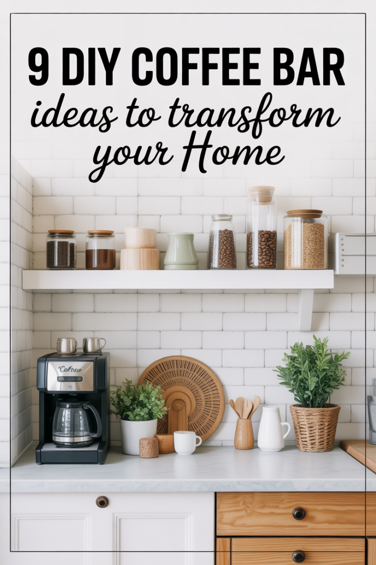 9 DIY Coffee Bar Ideas to Transform Your Home