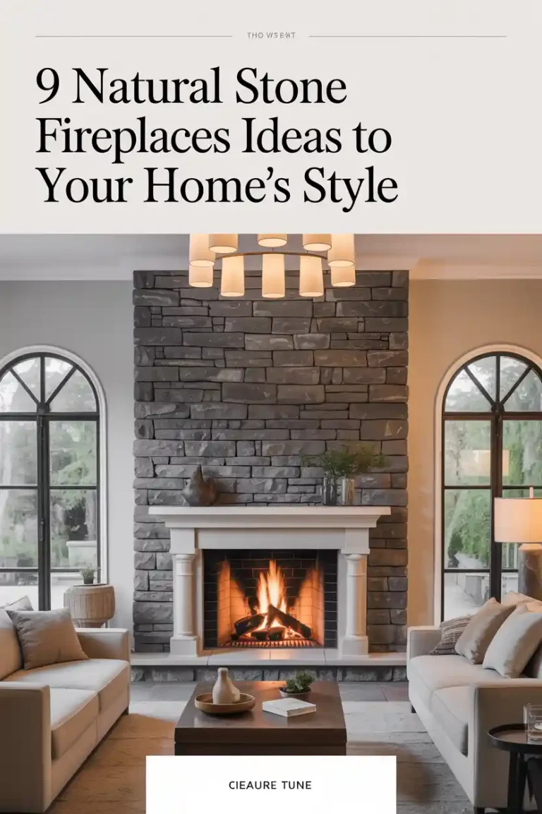 9 Natural Stone Fireplaces Ideas to Elevate Your Home’s Style