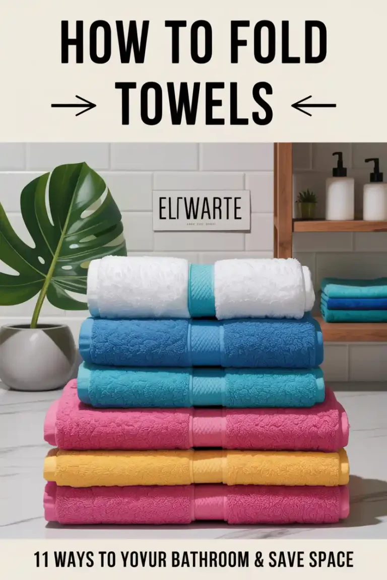 How to Fold Towels: 11 Ways to Elevate Your Bathroom & Save Space