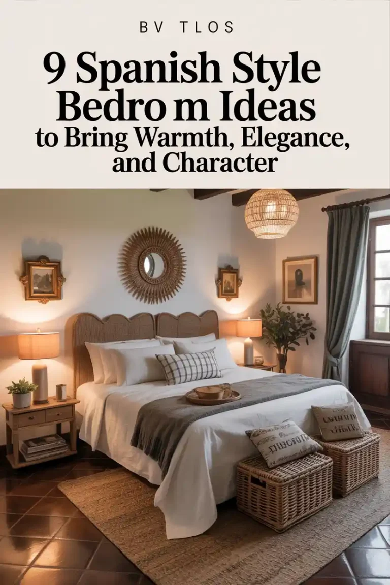 9 Spanish Style Bedroom Ideas to Bring Warmth, Elegance, and Character