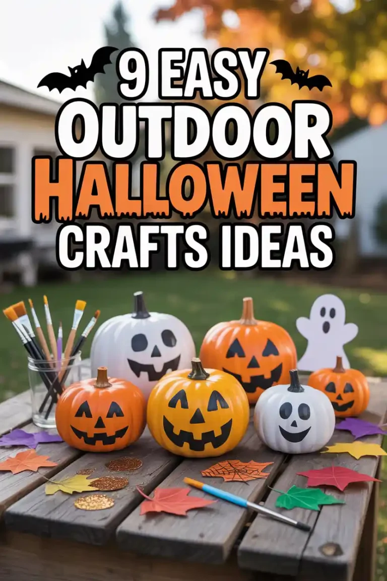 9 Easy Outdoor Halloween Crafts Ideas