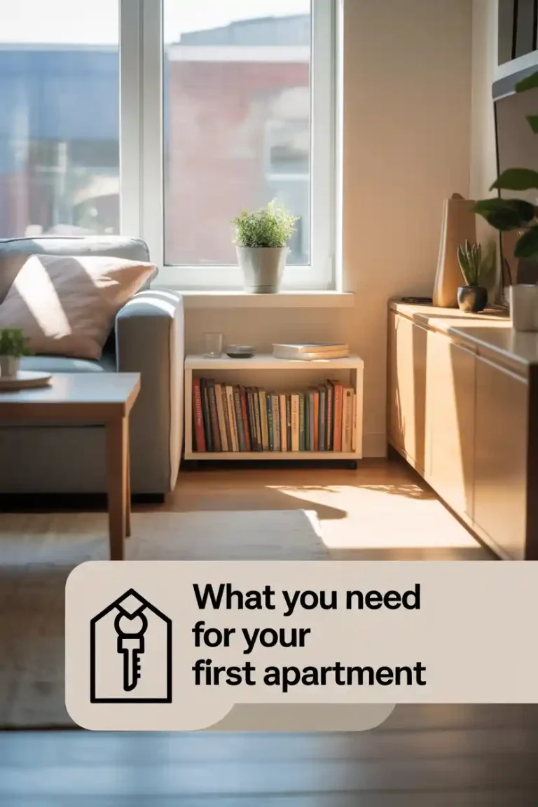 What You Need for Your First Apartment: The Ultimate Checklist