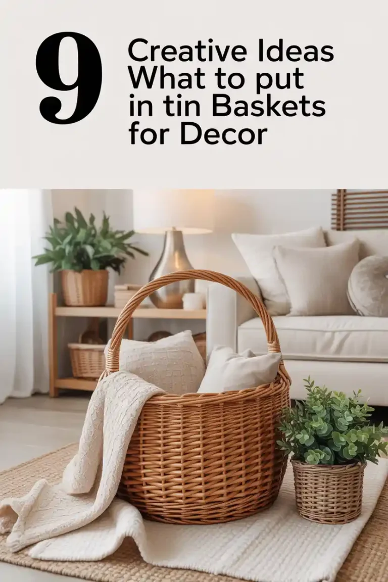 9 Creative Ideas for What to Put in Baskets for Decor