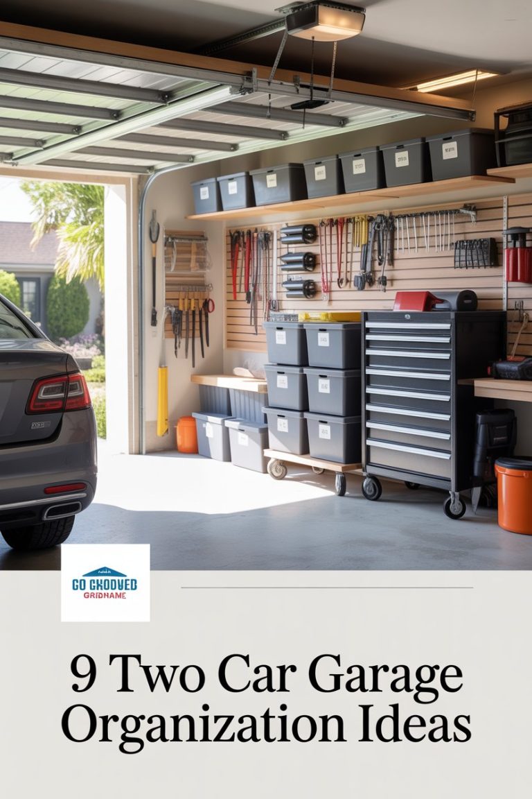 9 Two Car Garage Organization Ideas