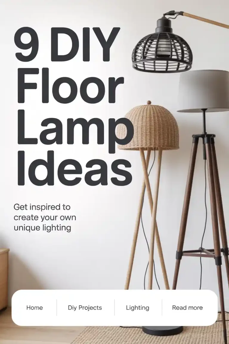 9 DIY Floor Lamp Ideas to Brighten Up Your Space