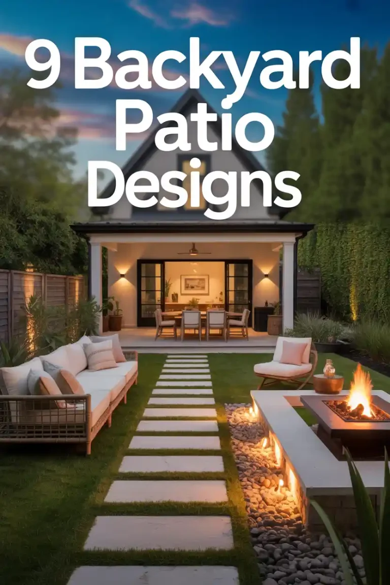 9 Backyard Patio Designs to Transform Your Outdoor Space