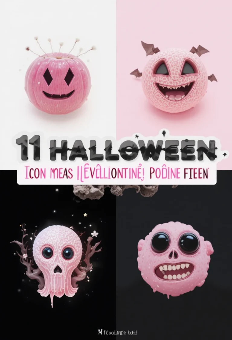 11 Halloween Pink Aesthetic Icon Ideas for a Stylish, Spooky Phone Setup