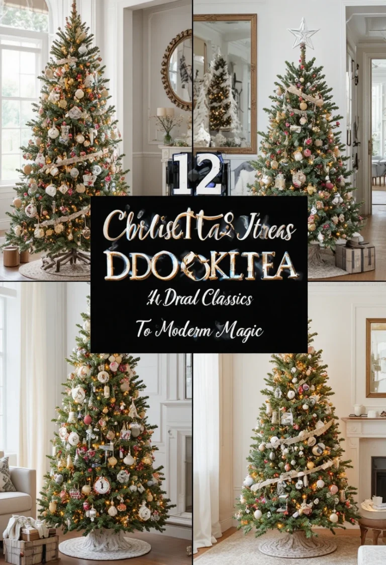 12 Christmas Decor Ideas Tree — From Cozy Classics to Modern Magic**