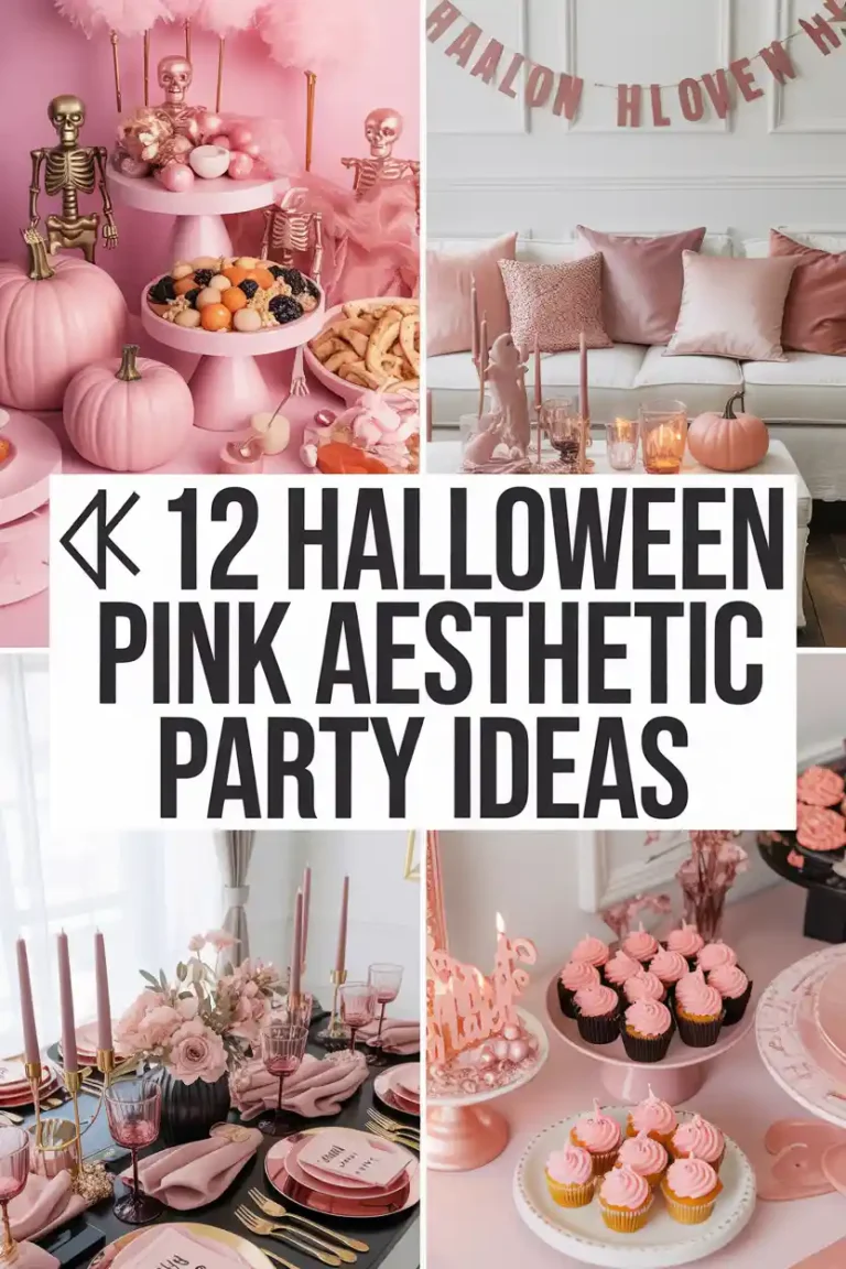 🎀 12 Halloween Pink Aesthetic Party Ideas — Turn Spooky Season into a Pretty Dream